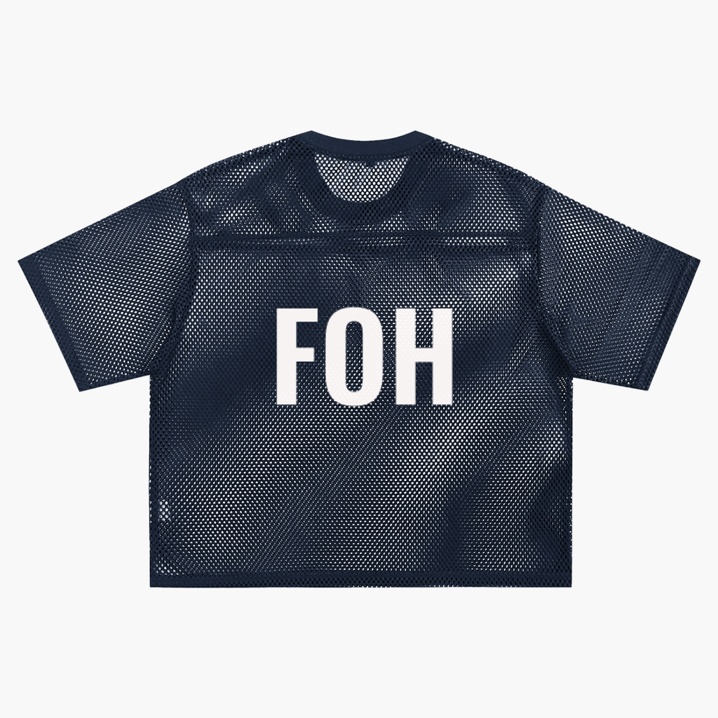 See-through Boxy Net T-shirt