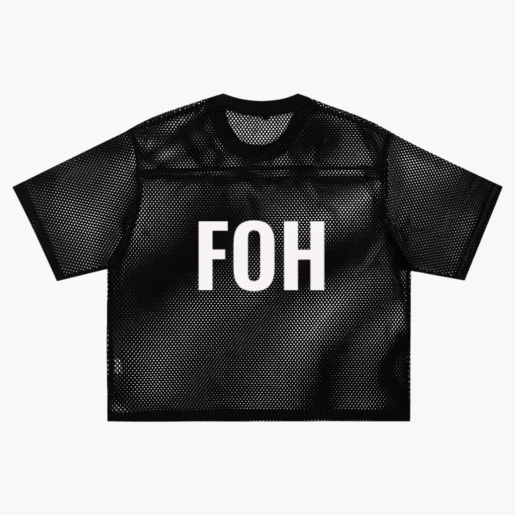 See-through Boxy Net T-shirt
