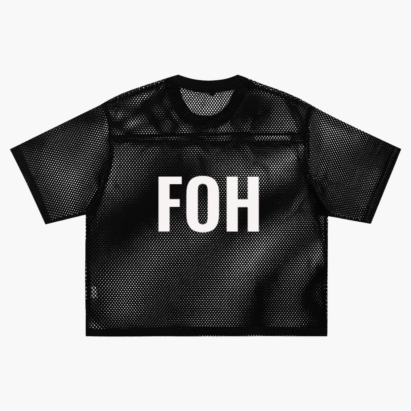 See-through Boxy Net T-shirt
