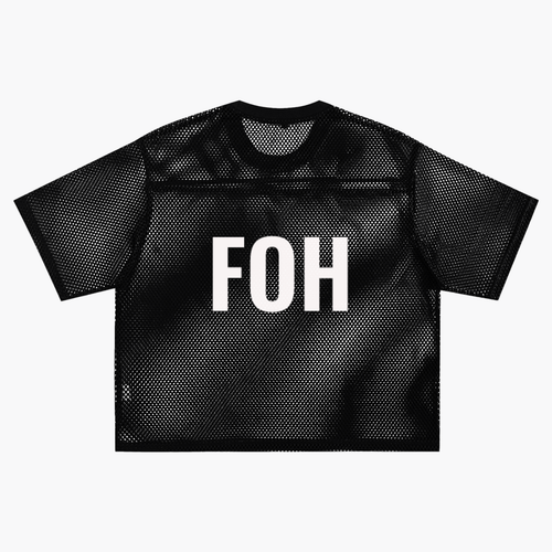 See-through Boxy Net T-shirt