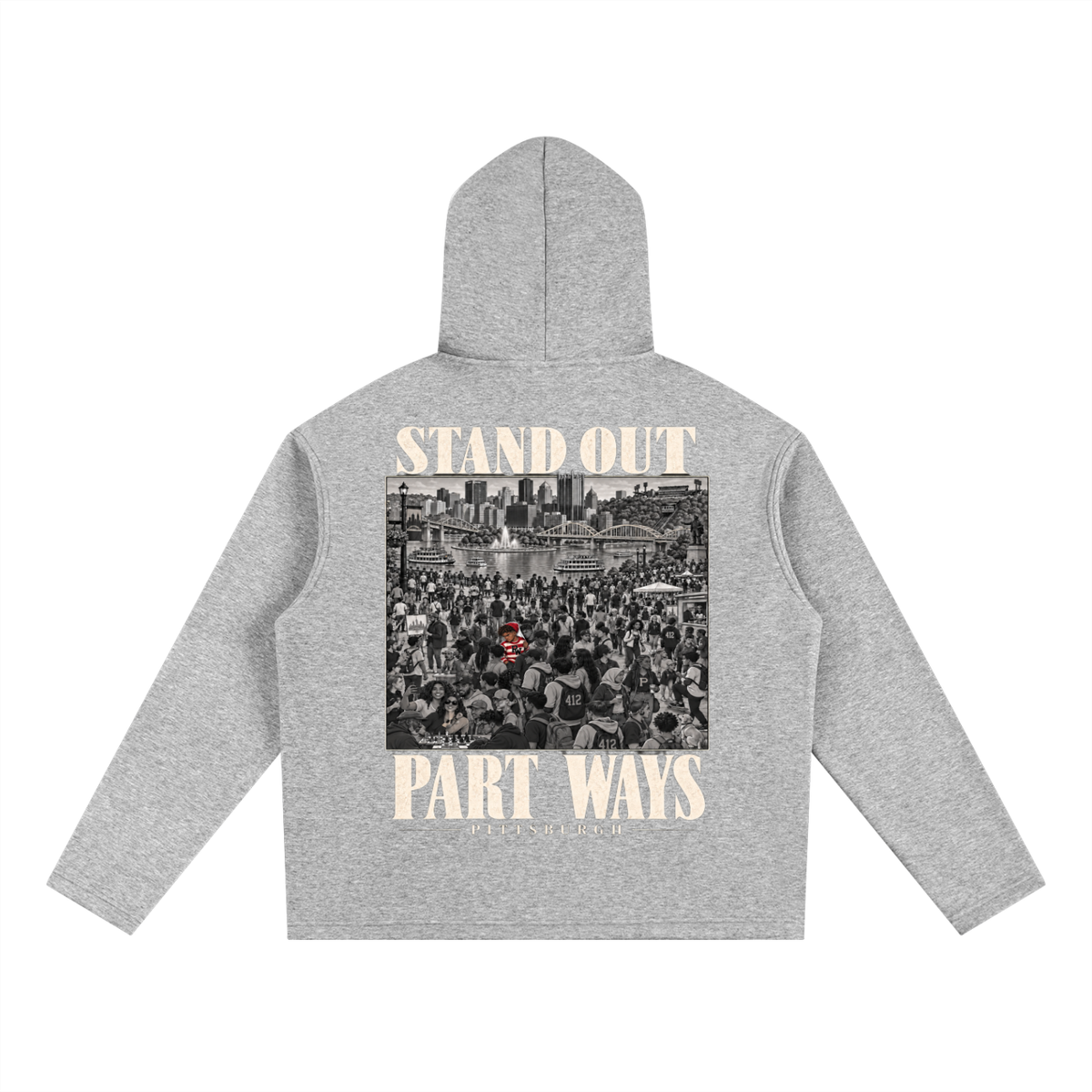 ORIGINAL PARTWAYS CLOTHING INSPIRED OVERSIZE HOODIE