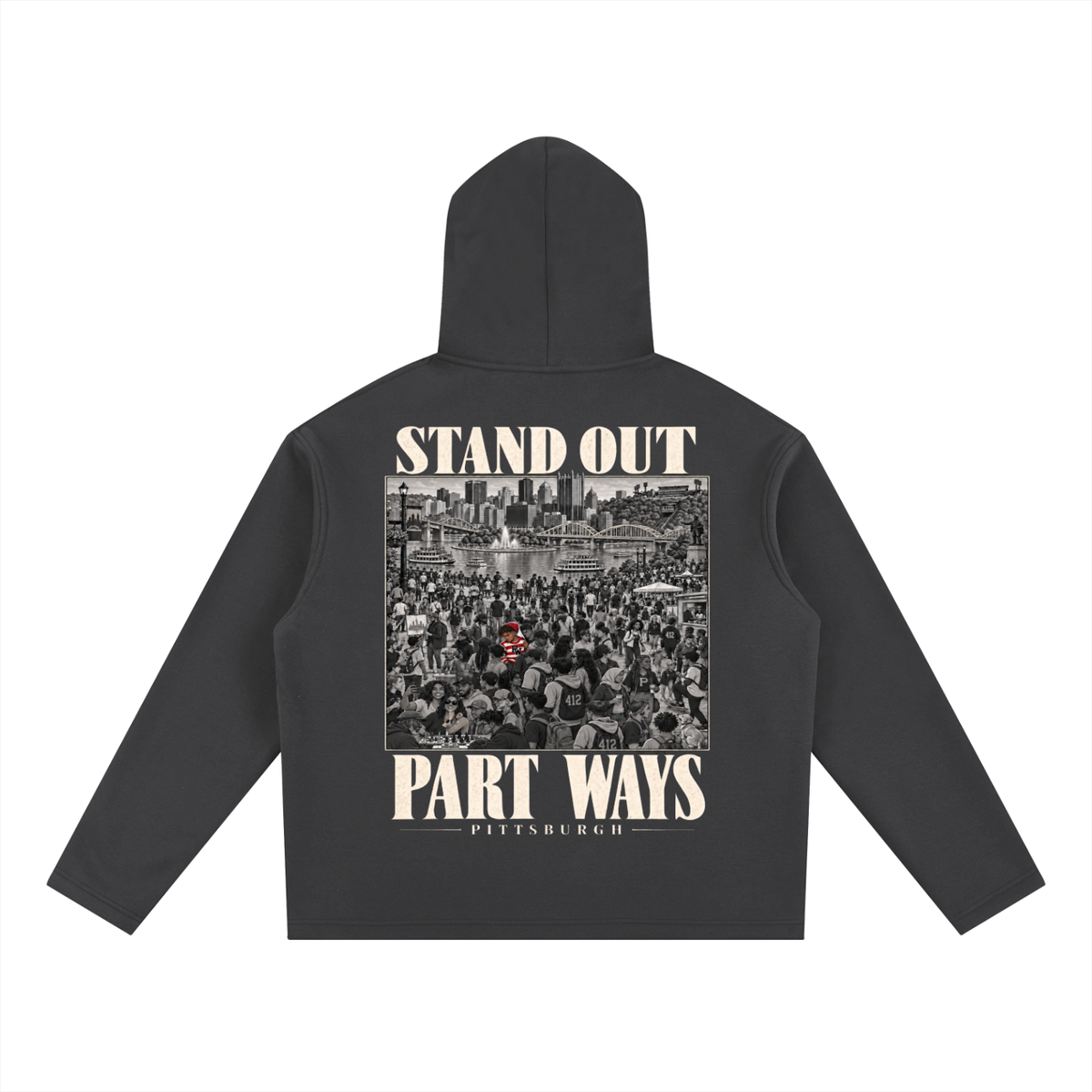 ORIGINAL PARTWAYS CLOTHING INSPIRED OVERSIZE HOODIE