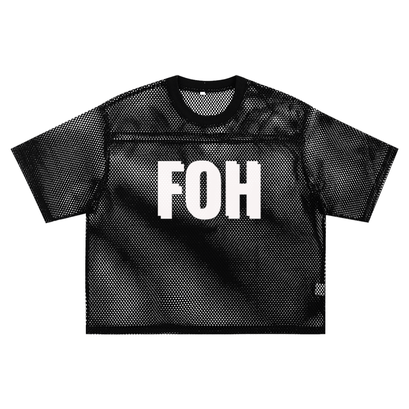 See-through Boxy Net T-shirt